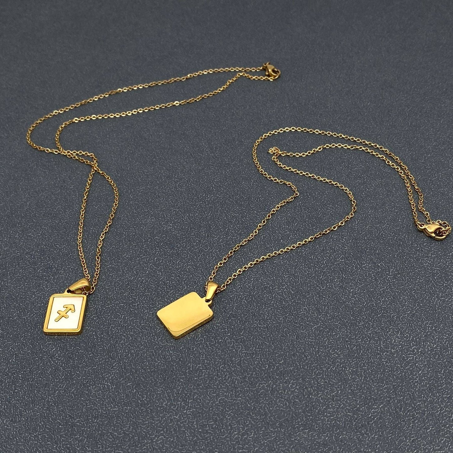 Zodiac  Square Necklace