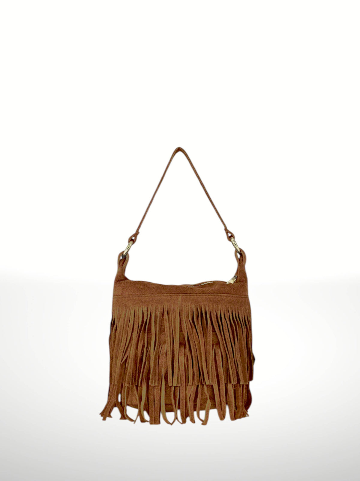ORQUIDEA - Suede leather bag: Rojo vino