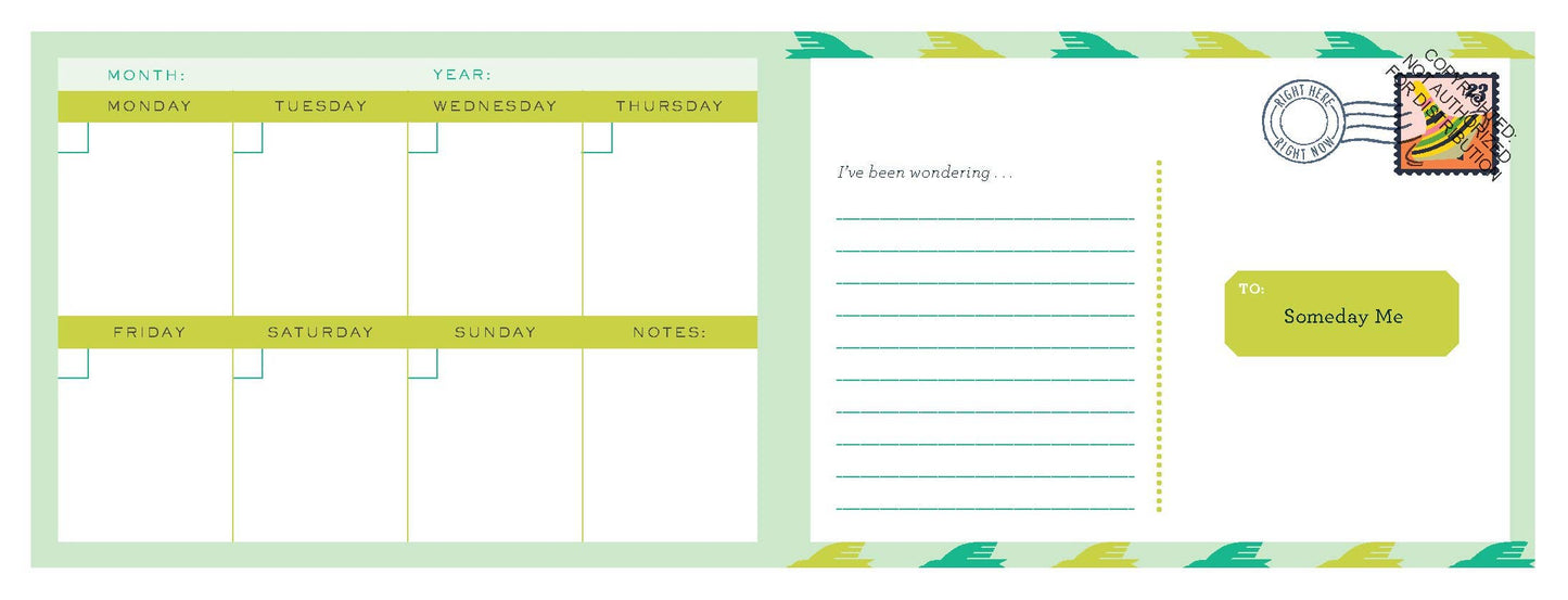 Letters to My Future Self Weekly Agenda
