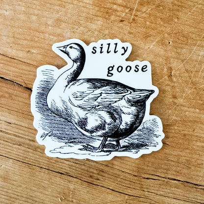 Silly Goose Vinyl Sticker