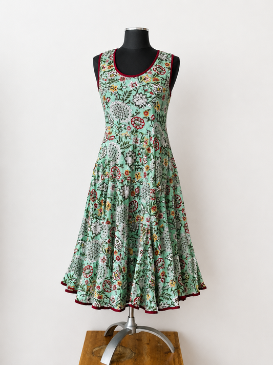 Jaya Midi dress Green