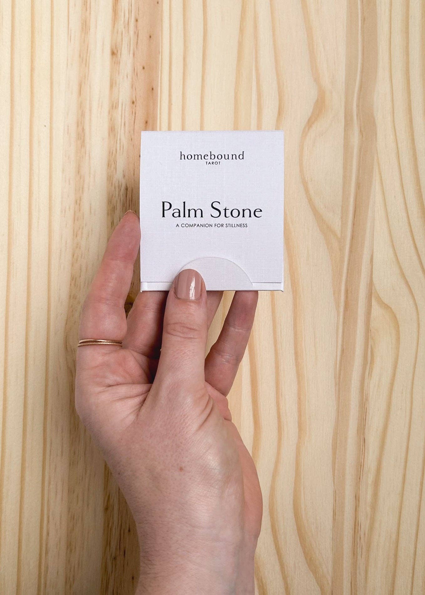 Palm Stone | Rainbow Moonstone