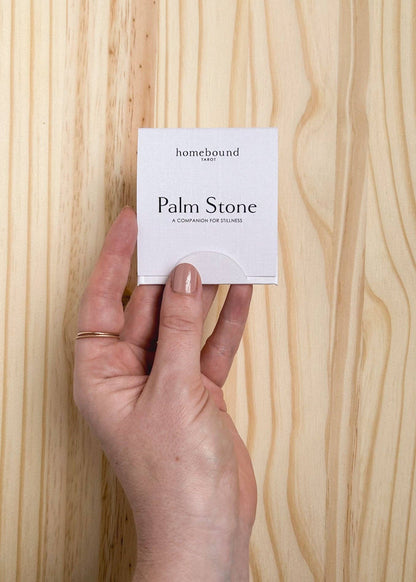 Palm Stone | Rainbow Moonstone