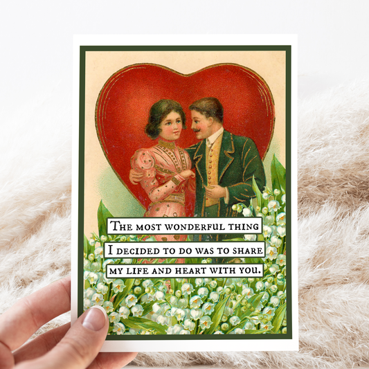 Love Card. The Most Wonderful Thing I Decided To Do...
