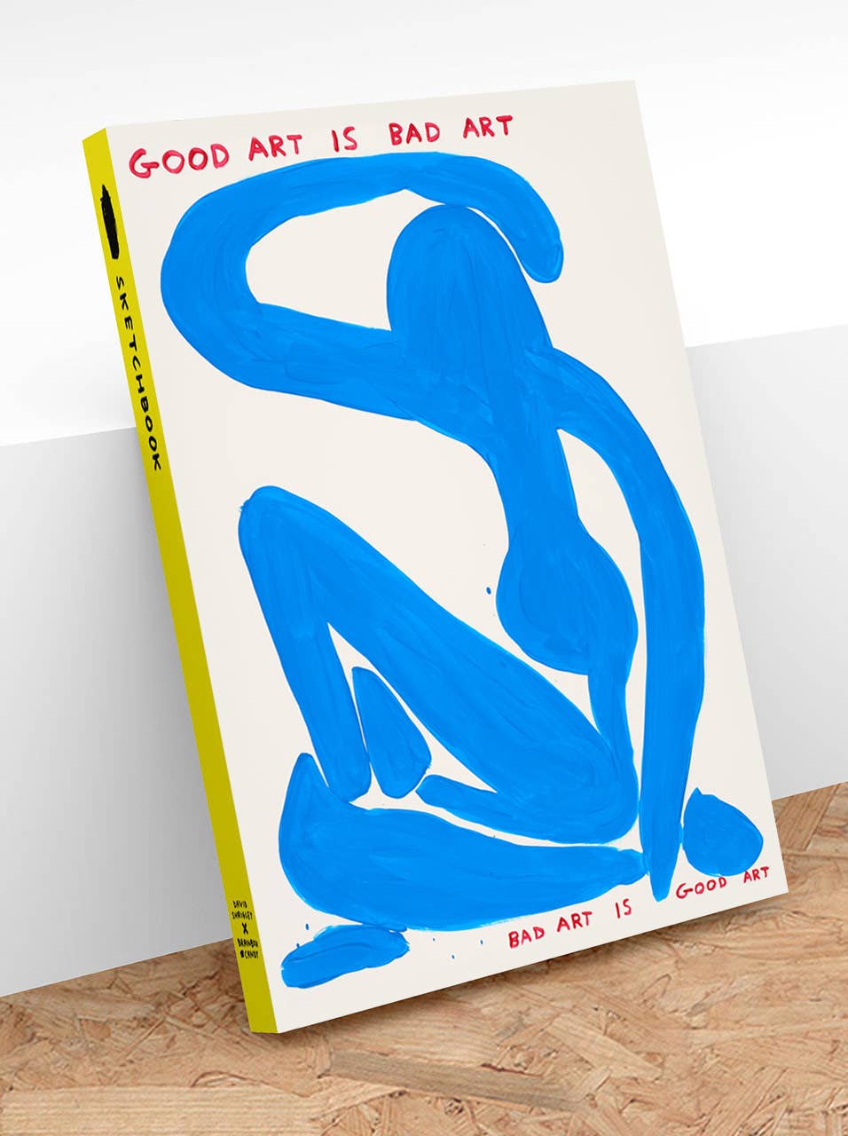 Funny Gift - Good Art Is Bad Sketchbook by David Shrigley