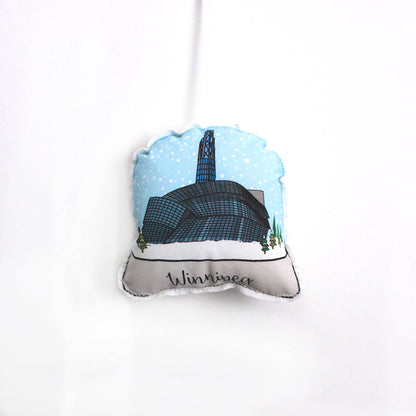 Winnipeg snow globe ornament