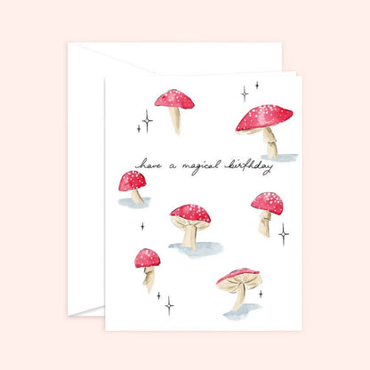 Magical Birthday Card | Red Mushroom: Kraft