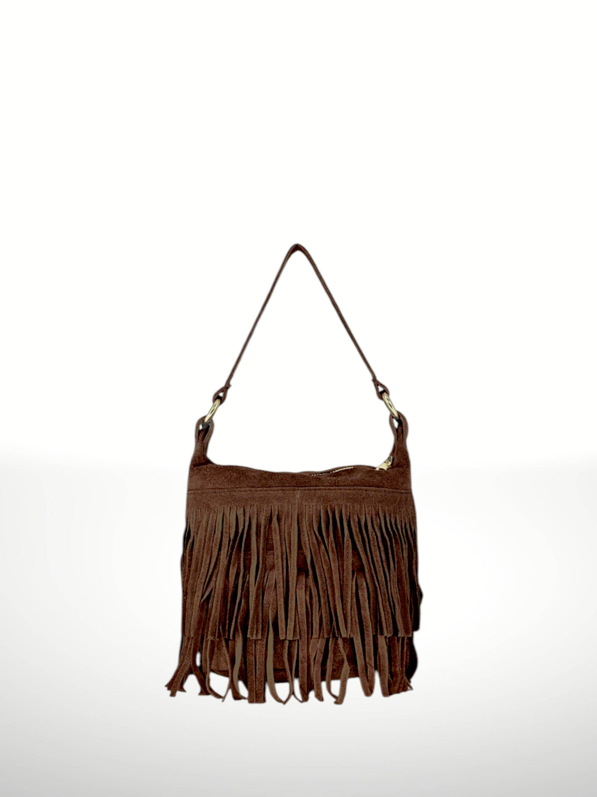 ORQUIDEA - Suede leather bag: Rojo vino