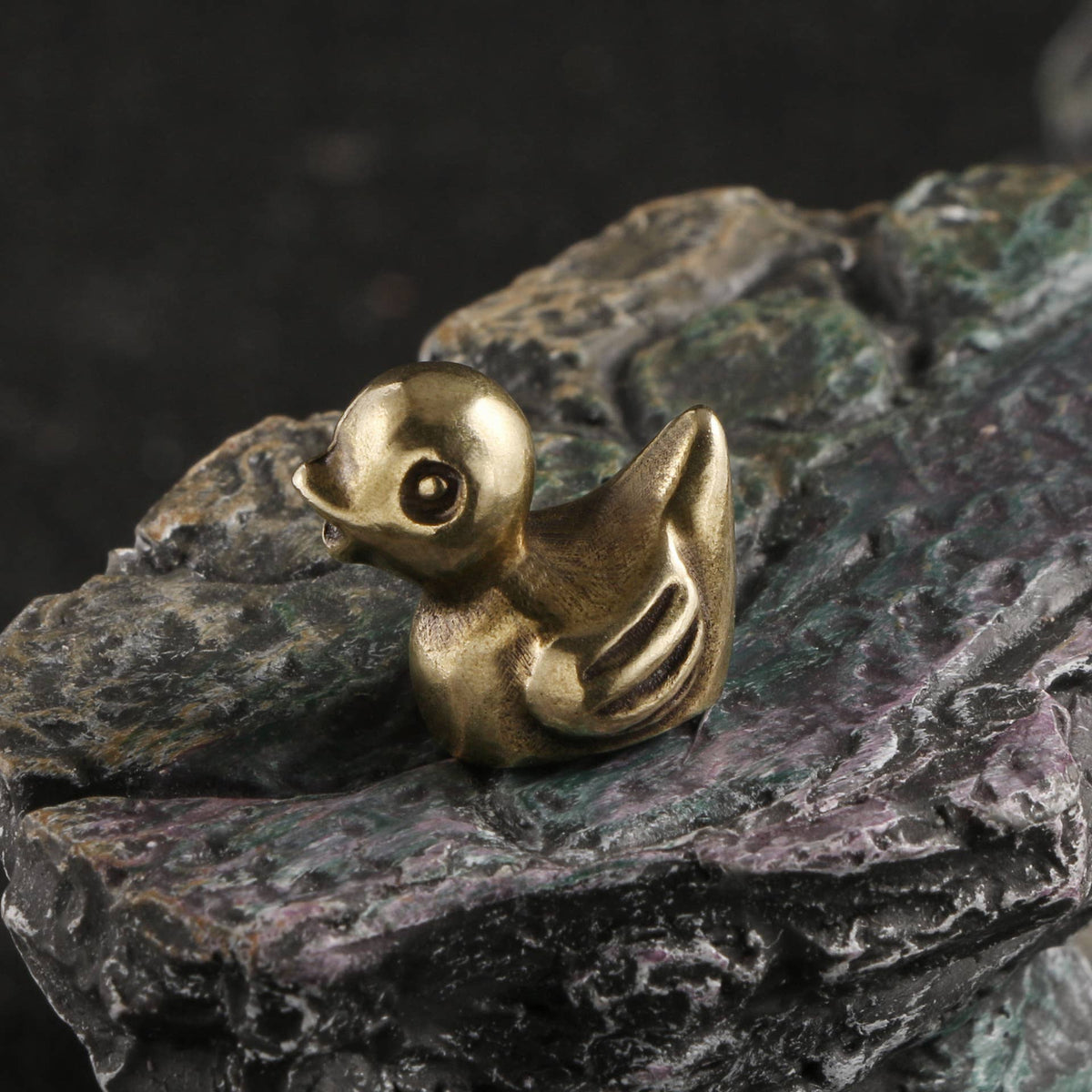 Brass Duck Ornaments Antique Bronze Crafts Miniature Model