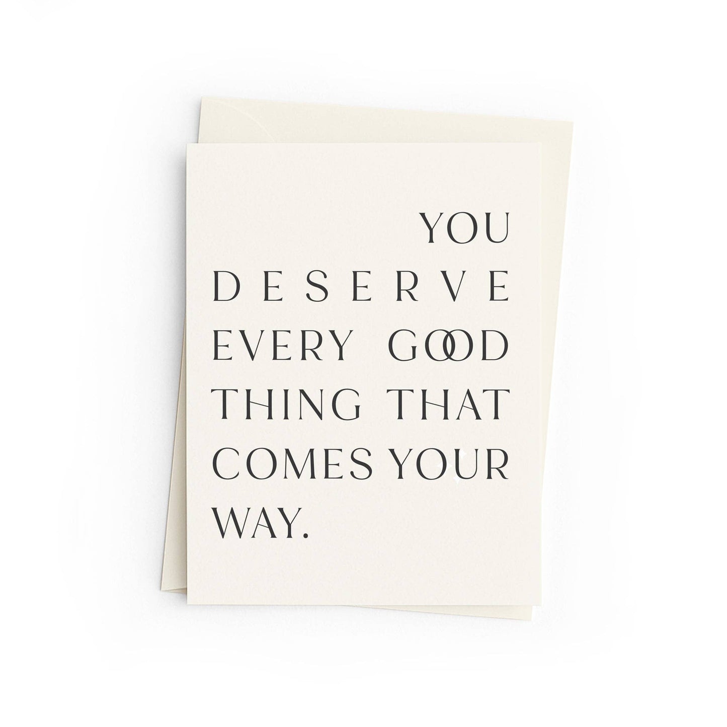 You Deserve Good Things | Tarot Greeting Card