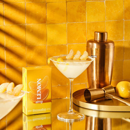 Lemon Drop Gummies, Chewy Candies, Alcohol-Free