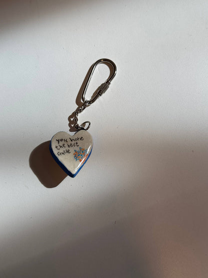 ‘I like you. You have the best smile.’ Keychain