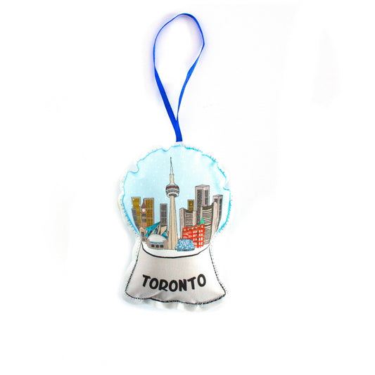 Toronto snow globe ornament