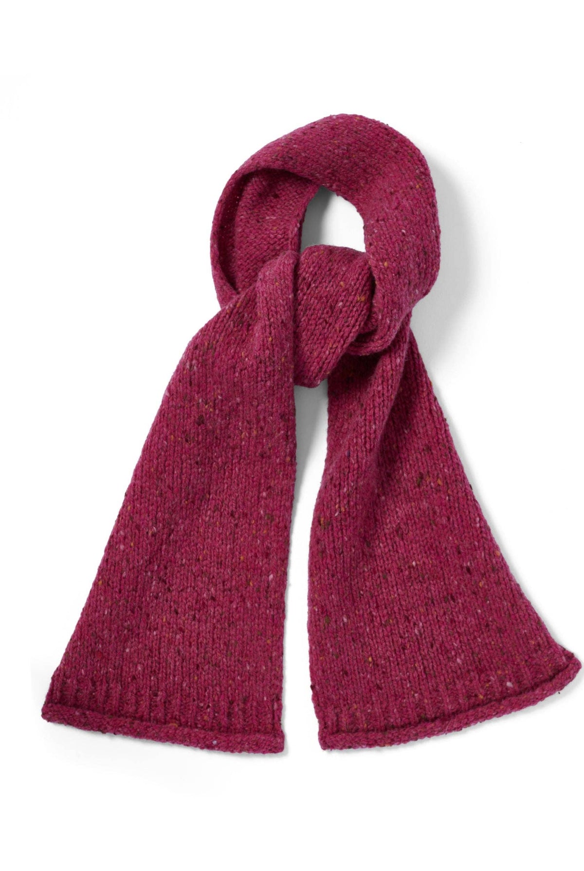 Sliabh Bawn Nepped Scarf -  Pink: One Size
