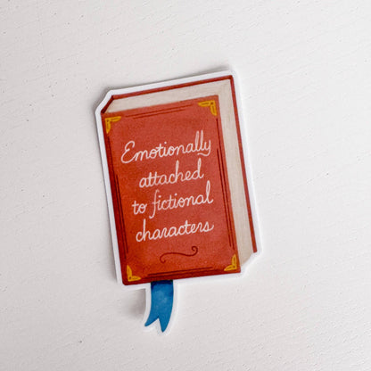 Fictional Characters Book Sticker