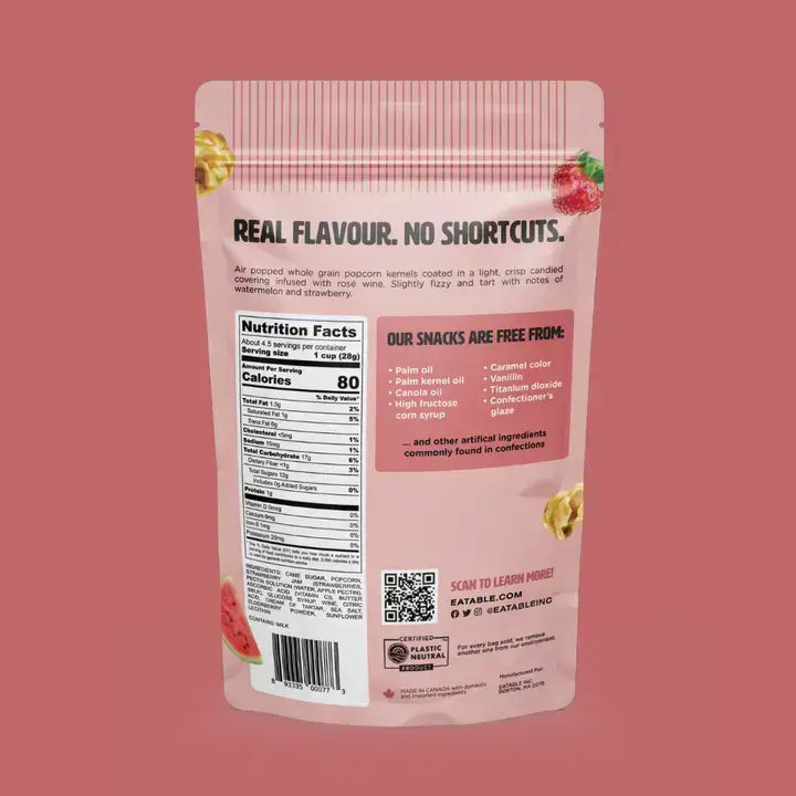 Poppin' Rosé All Day 🍷 Gourmet Caramel Popcorn