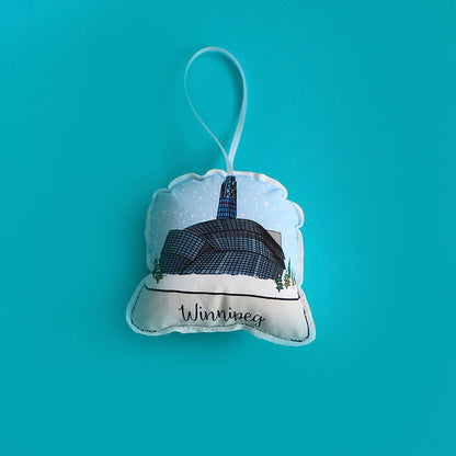 Winnipeg snow globe ornament