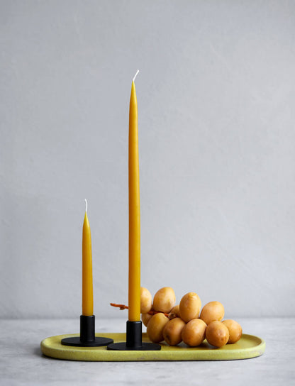Honey Danish Taper Candle  12" Taper