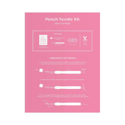Cozy Cottage Punch Needle Kit