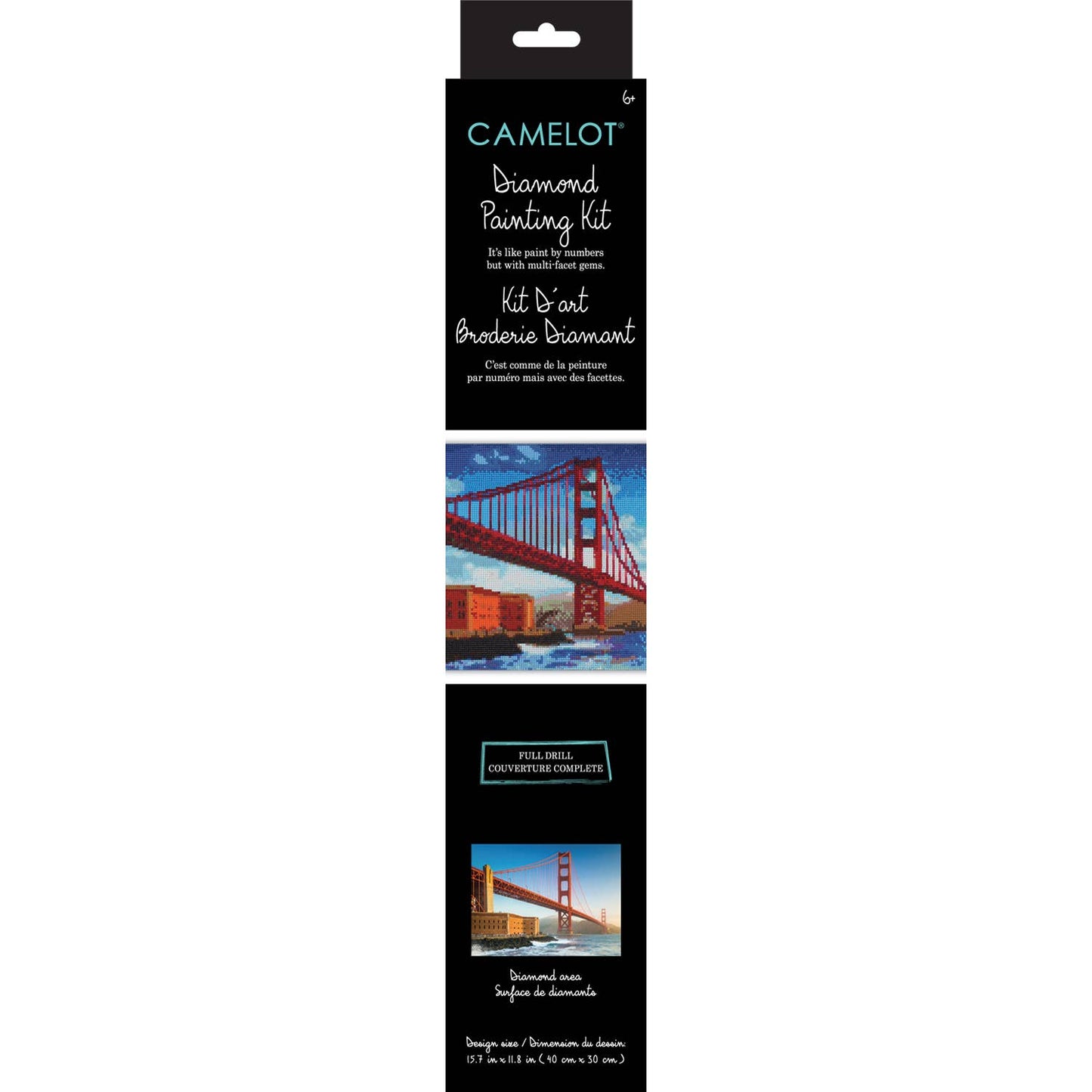 Golden Gate Bridge Diamond Painting Kit: 01 Multi
