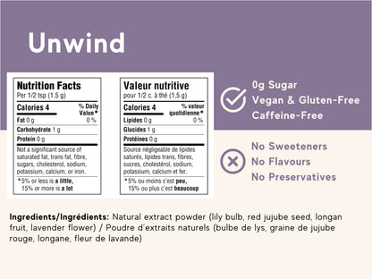 Unwind - Instant Tea Elixir for Relaxation