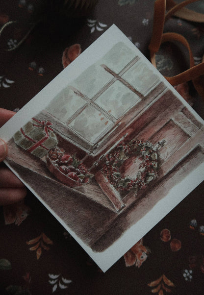 Christmas mood, folded card