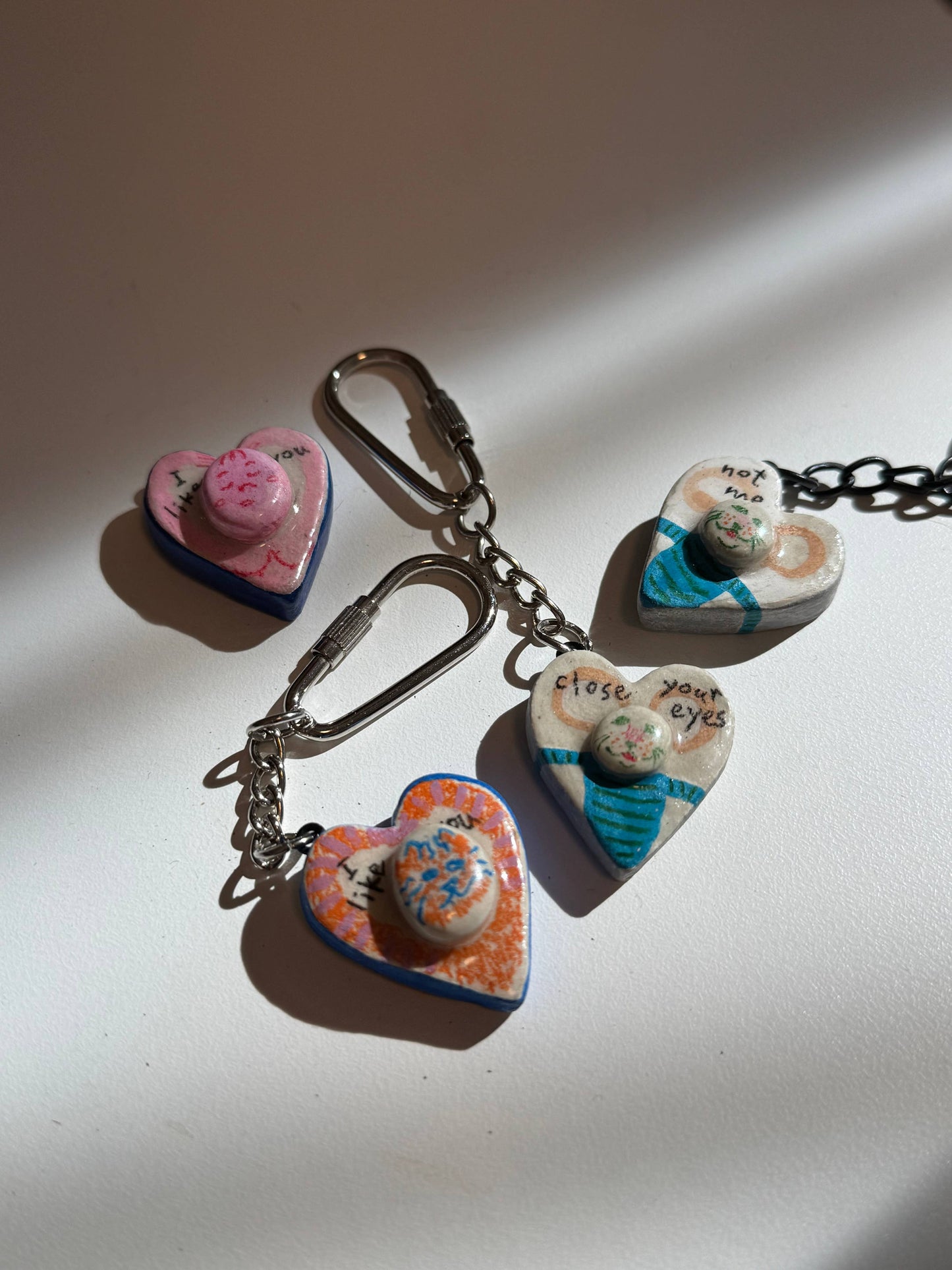 ‘I like you. You have the best smile.’ Keychain