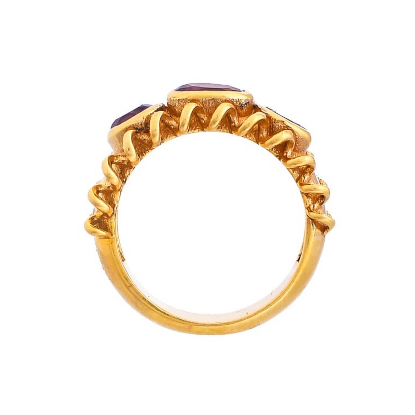 Amethyst Gold Ring