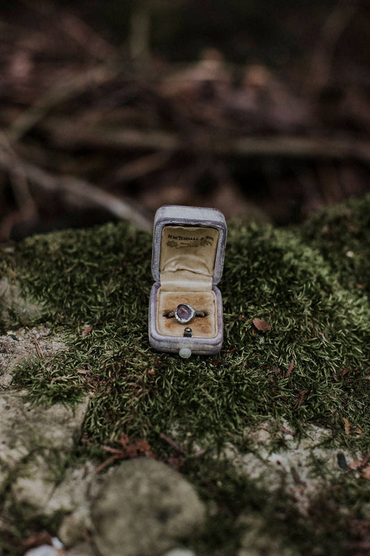 Amethyst Pebble Ring: 6