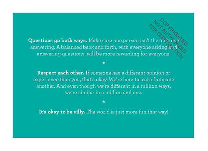 Just Between Us: Conversation Cards for the Whole Family