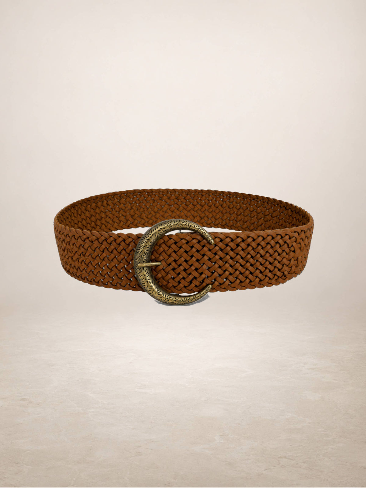 LIMIA - Leather belt: Green / + 100 cm