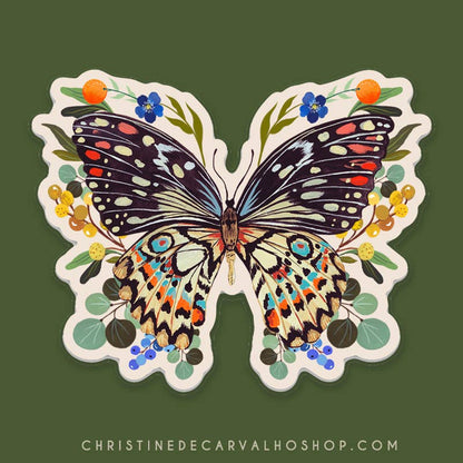 Butterfly Vinyl Sticker - Wildlife Sticker - Nature Sticker
