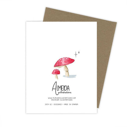 Magical Birthday Card | Red Mushroom: Kraft