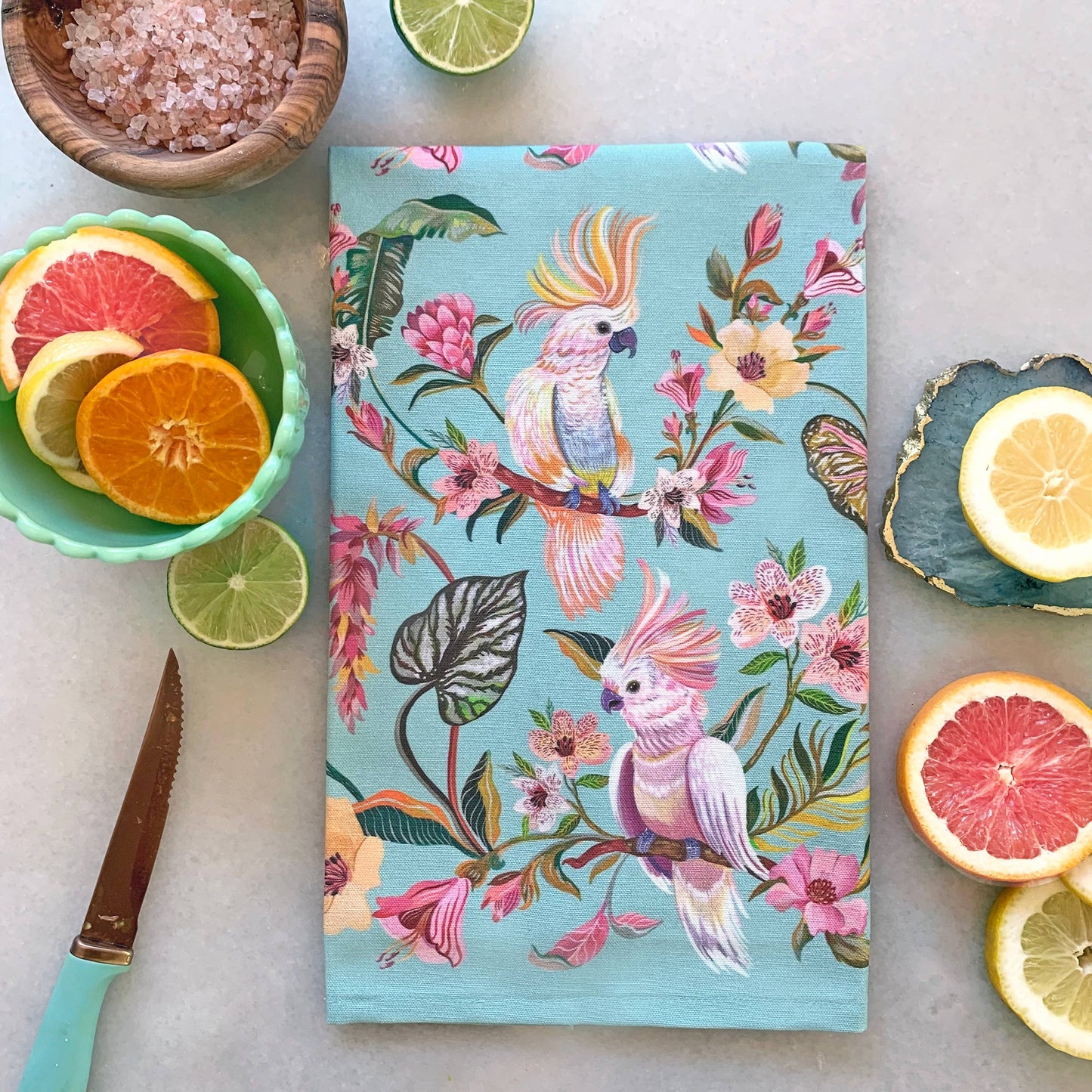 Cockatoo Birds | TEA TOWEL