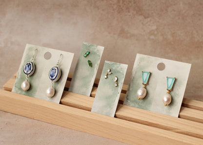 Tiny Heart Locket Necklace - Forget-Me-Not