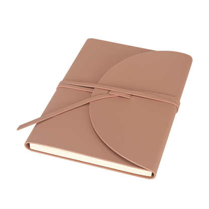 Pella Firenze Ruled Journal, Flexy Vegan Cover (Burnt Rose)