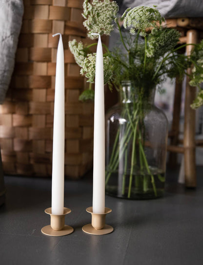 Off White Danish Taper Candle | 12 Pack: 12" Taper