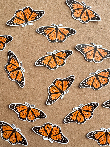 Monarch Butterfly Sticker: With Backer Card