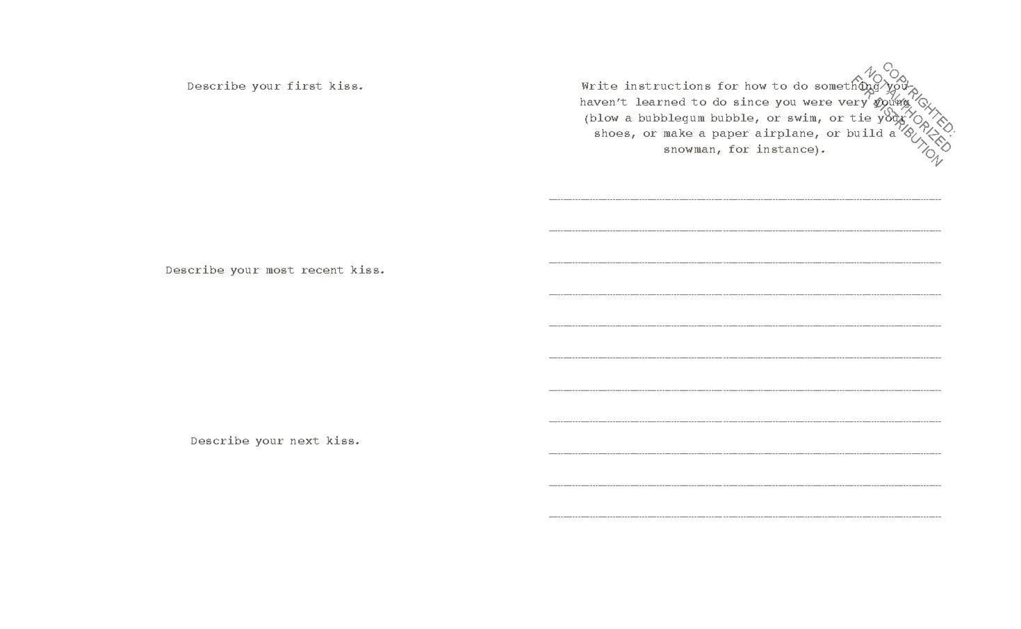 642 Tiny Things to Write About