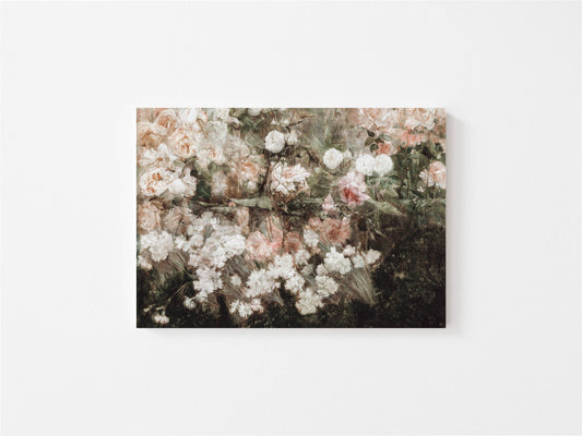 Moody Florals ll Vintage Art Print: 8x10in