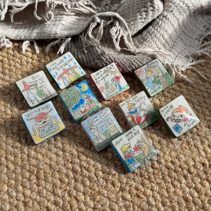 Handmade Clay Pins: I have no idea what im doing