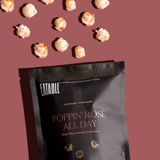 Mini Poppin' Rosé All Day - Gourmet Candied Popcorn