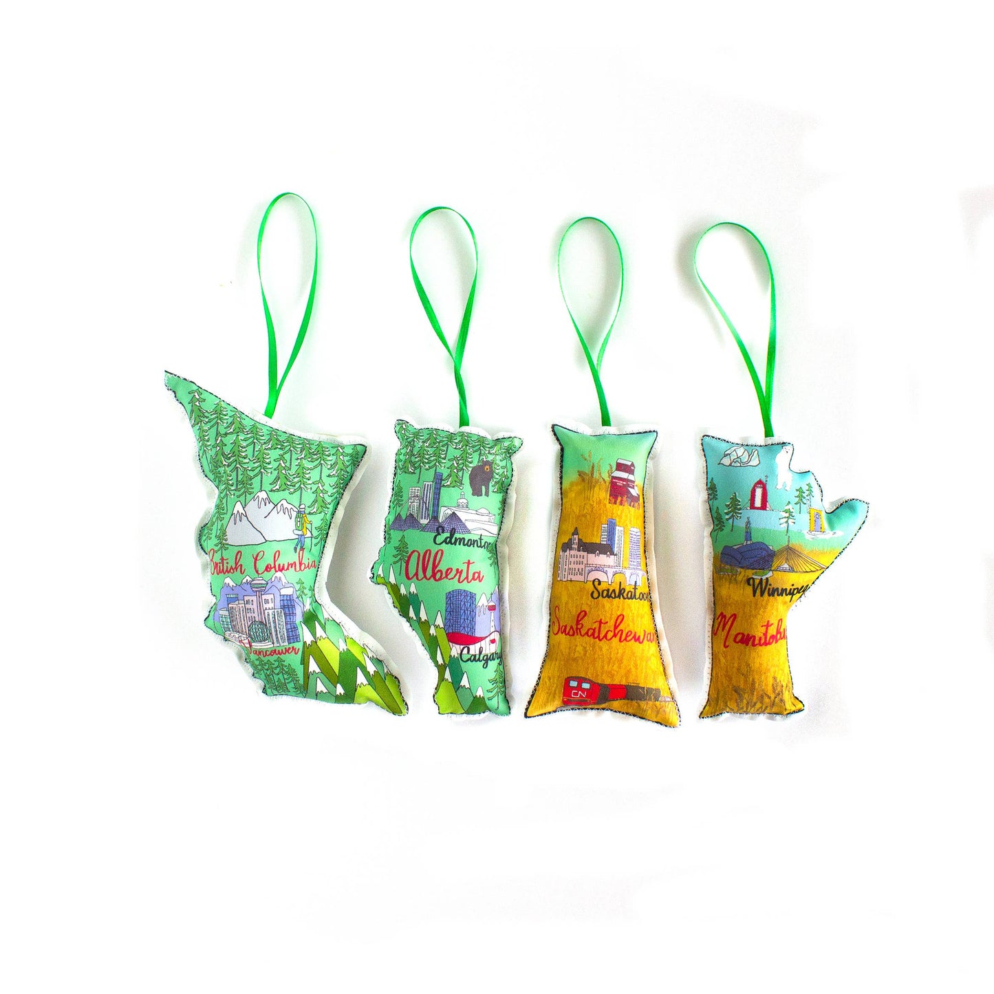 Saskatchewan map ornament