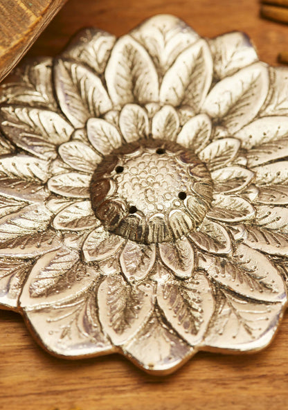 Flower Round Incense Holder