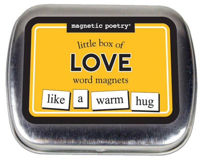 Little Box of Words Magnetic Poetry Kit