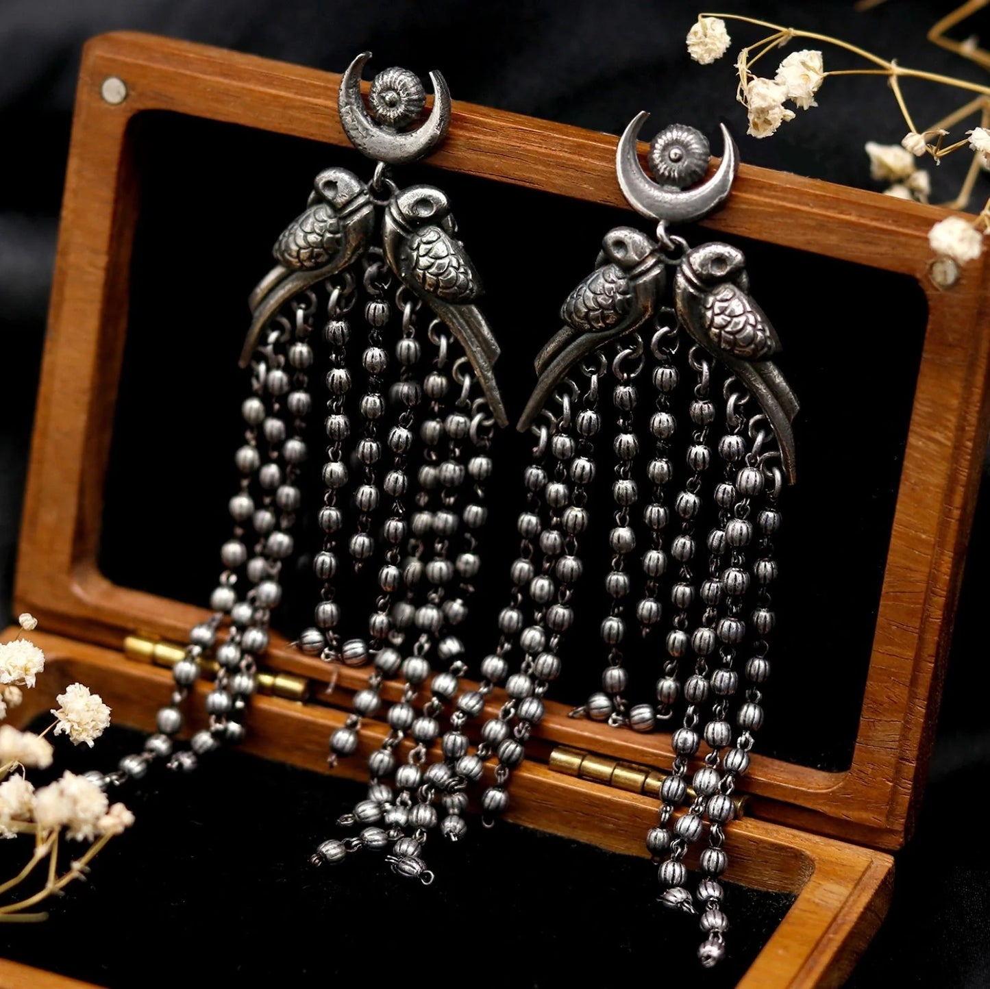 PREORDER Peacock Earrings