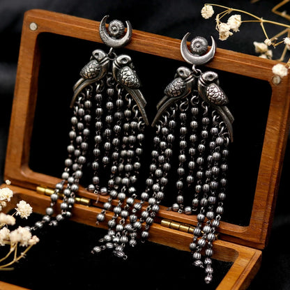 PREORDER Peacock Earrings