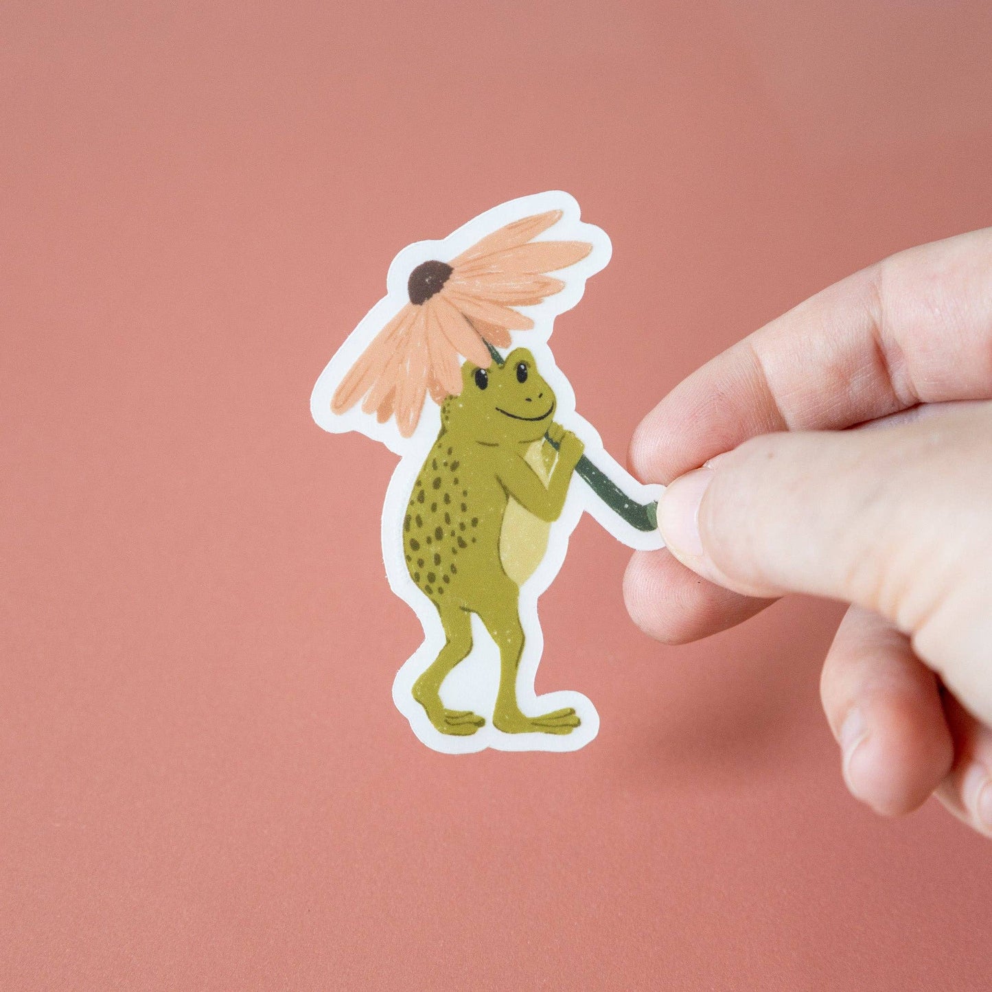 Frog Clear Sticker