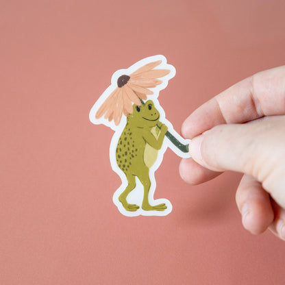 Frog Clear Sticker