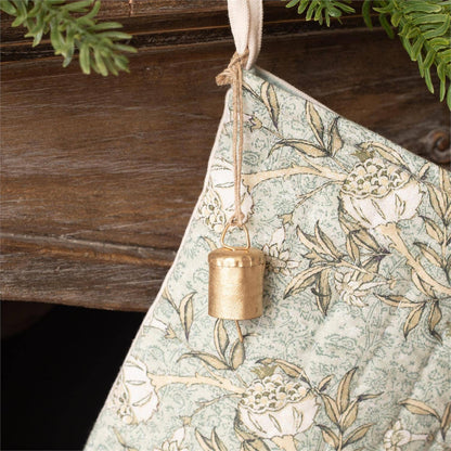 Stocking - Block Print With Bells